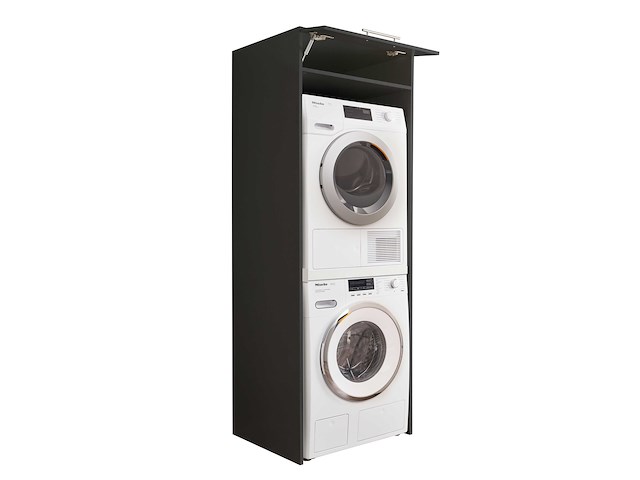 Wasmachinekast laundreezy | 68 x 68 x 200 cm | antraciet - afbeelding 7 van  7