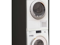Wasmachinekast laundreezy | 68 x 68 x 200 cm | antraciet - afbeelding 7 van  7