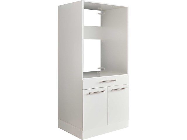 Wasmachinekast laundreezy in wit 68 x 68 x 162 cm - afbeelding 2 van  7