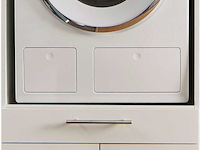 Wasmachinekast laundreezy in wit 68 x 68 x 162 cm - afbeelding 4 van  7