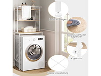 Wasmachinekast, toiletbovenkast, 3 niveaus - afbeelding 5 van  5