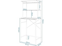 Wasmachinekast, toiletbovenkast, 3 niveaus - afbeelding 2 van  8