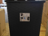 Wasmand 44x30x60cm met 3 borstels - afbeelding 1 van  3