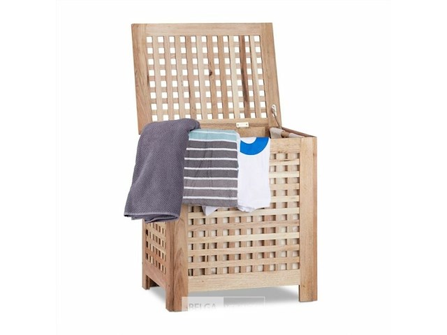 Wasmand walnotenhout - afbeelding 1 van  7