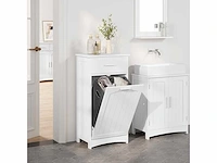 Wasmandkast, badkamerkast met wasmand