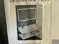 Wastafel met legger - combi - wit - 100 cm - afbeelding 3 van  3