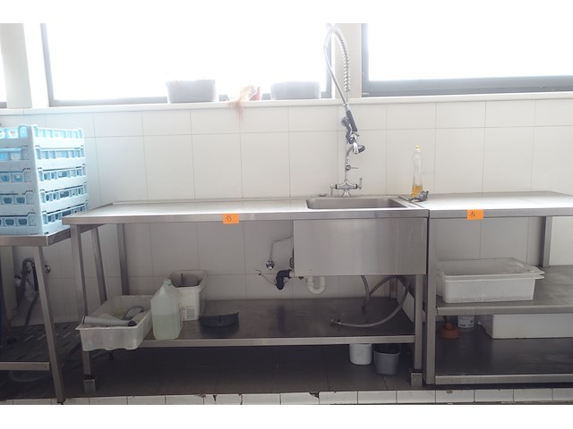 Wastafel rvs - afbeelding 1 van  2