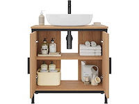 Wastafelmeubel 60x30x60 cm, met in hoogte verstelbare scheidingswand - afbeelding 4 van  4