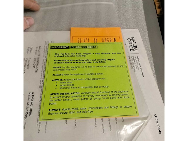 Water beker systeem (drinkwater) - afbeelding 3 van  4