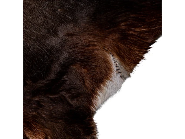 Waterbuck (kobus ellipsiprymnus) hide rug, 140 x 110 cm - afbeelding 3 van  4