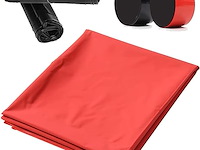 Waterdicht latex laken 200x220 rood - afbeelding 1 van  3