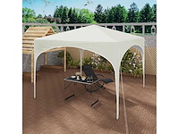 Waterdicht pop-up prieel, zonbescherming, oxford, metalen frame 3x3 m - afbeelding 3 van  10