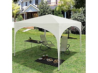 Waterdicht pop-up prieel, zonbescherming, oxford, metalen frame 3x3 m - afbeelding 7 van  10