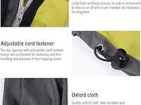 Waterdichte beenbeschermers voor wandelen - afbeelding 3 van  3