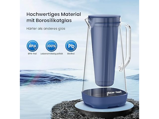 Waterfilter-kan blauw - afbeelding 2 van  4