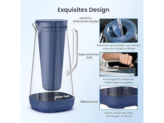 Waterfilter-kan blauw - afbeelding 4 van  4