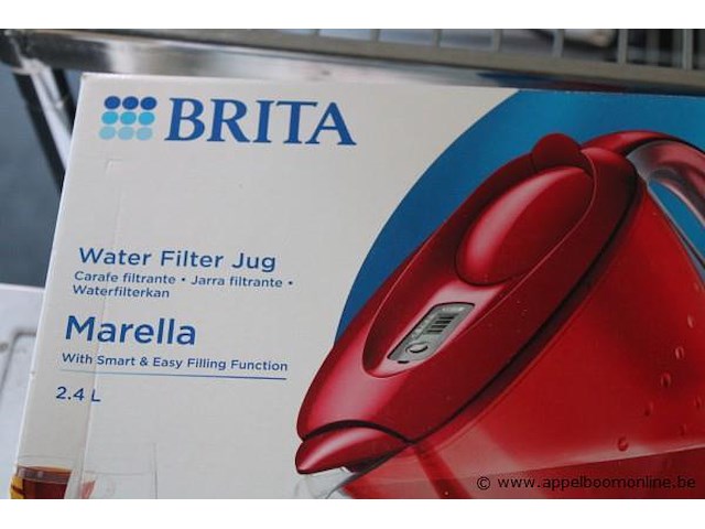 Waterfilterkan brita, staafmixer mandine, projectieklok - afbeelding 4 van  4