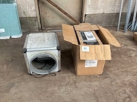 Watergevoede luchtverwarmer en industriële boxventilator - afbeelding 1 van  9
