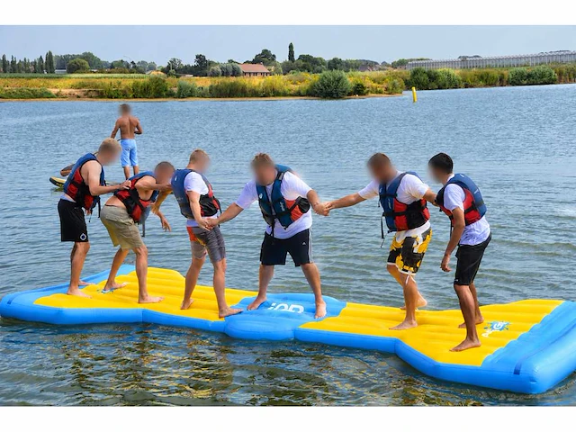 Waterhindernissen opblaasbaar (3x) - afbeelding 1 van  6