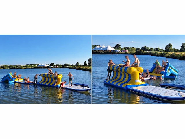 Waterhindernissen opblaasbaar (3x) - afbeelding 2 van  6