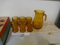 Waterkan met glazen - afbeelding 1 van  1