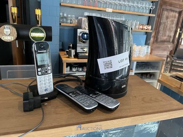 Waterkoker en 3 telefoontoestellen - afbeelding 2 van  3