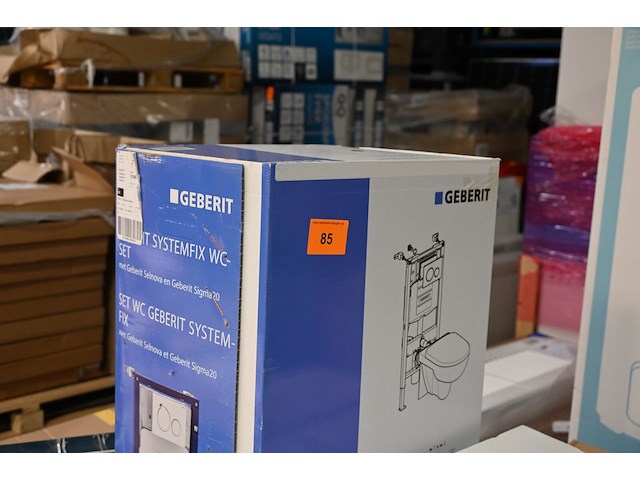 Watermatic set met geberit systemfix wc - afbeelding 1 van  4