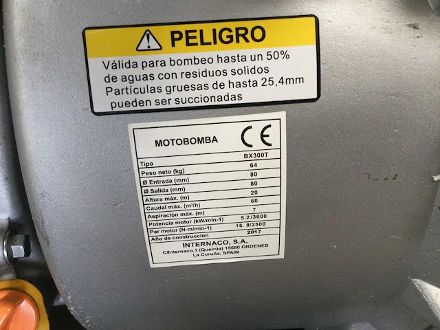 Waterpomp benza bx300t - afbeelding 2 van  5