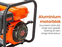 Waterpomp met benzine motor 60m3/uur - afbeelding 5 van  8