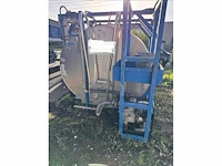 Watertank inox 5000l met benzine honda pomp wt20 - bouwwater tank 5000l - afbeelding 3 van  5