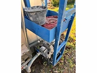 Watertank inox 5000l met benzine honda pomp wt20 - bouwwater tank 5000l - afbeelding 5 van  5