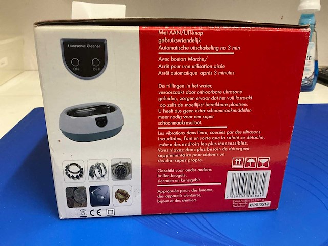 Watshome hb2808 ultrasone sieradenreiniger - afbeelding 1 van  1