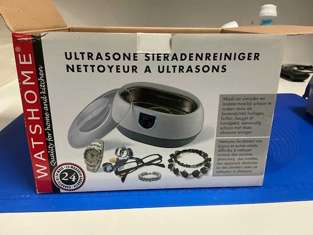 Watshome hb2808 ultrasone sieradenreiniger - afbeelding 1 van  4