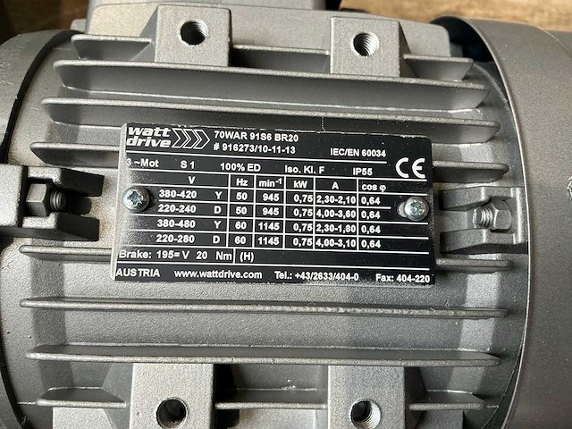 Watt drive reductiemotor - afbeelding 1 van  1