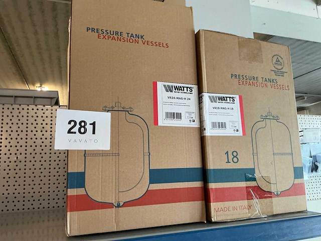 Watts 1,5bar diverse expensievaten (4x) - afbeelding 2 van  3