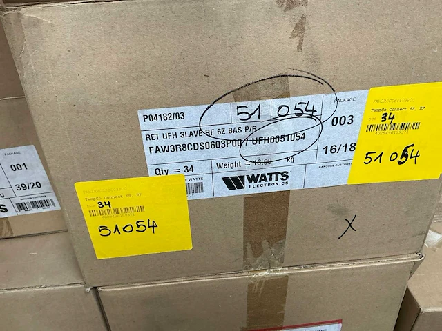 Watts tempco connect 6s rf vloerverwarming uitbreidingsmodule 6 zones (34x) - afbeelding 6 van  6