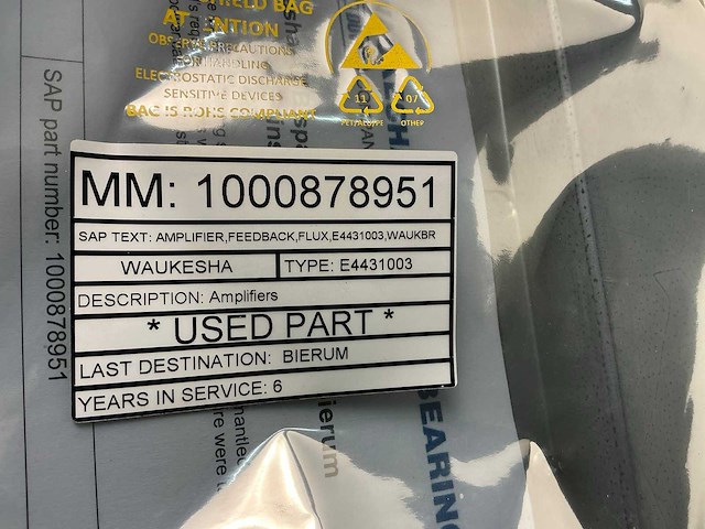 Waukesha e4431003 amplifier module (2x) - afbeelding 6 van  9