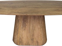 Wave eettafel 215cm - massief mangazand - afbeelding 7 van  7