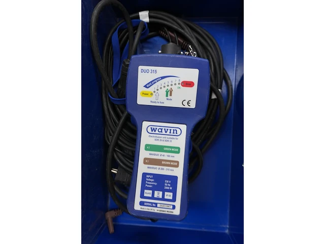 Wavin duo 315 elektrolasapparaat in koffer - afbeelding 1 van  3