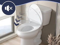 Wc-bril o-vorm duraplast wit - afbeelding 3 van  3