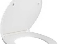 Wc-bril o-vorm duraplast wit - afbeelding 1 van  3
