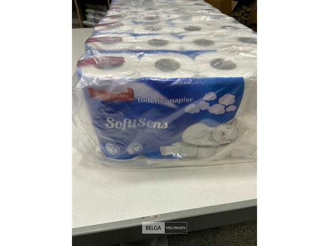 Wc papier 3 laags 64 rollen - afbeelding 1 van  3