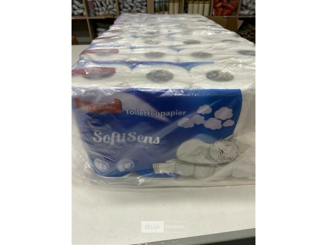 Wc papier 3 laags 64 rollen - afbeelding 1 van  3