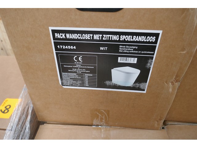 Wc potten galvano / geberit - afbeelding 3 van  3