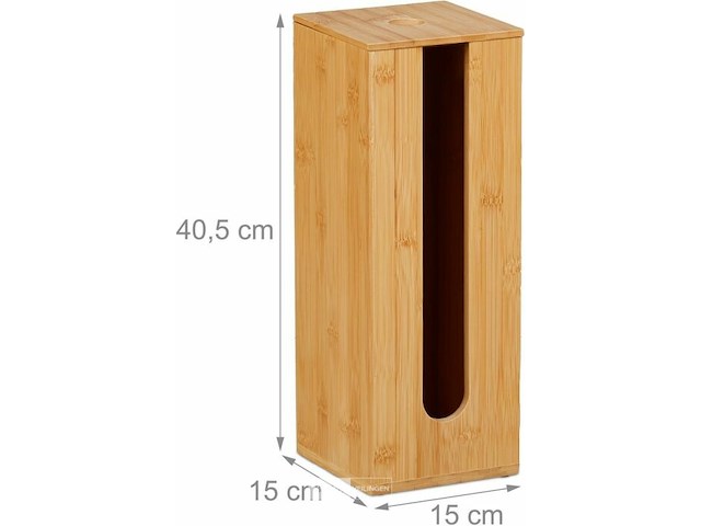 Wc rolhouder bamboo - afbeelding 2 van  6