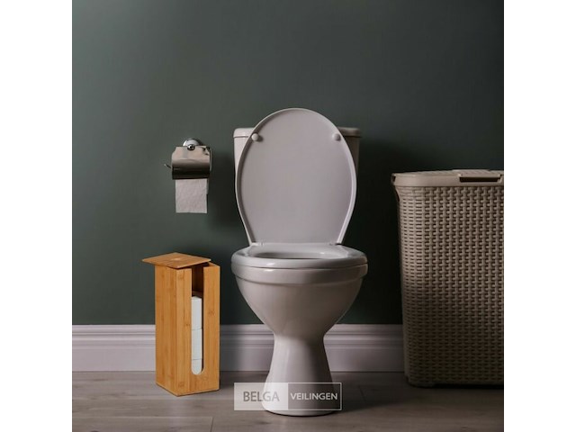 Wc rolhouder bamboo - afbeelding 4 van  6