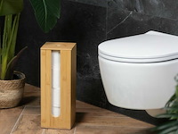 Wc rolhouder bamboo - afbeelding 6 van  6
