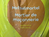 Weber, 2 zakken metselmortel en 1 zak tegellijm - afbeelding 2 van  6