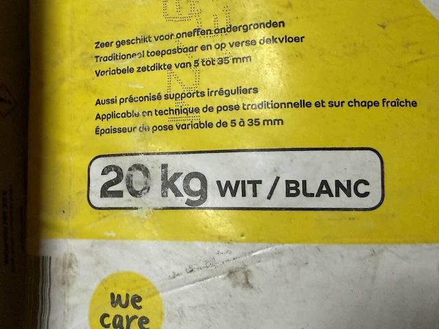 Weber, 2 zakken metselmortel en 1 zak tegellijm - afbeelding 5 van  6
