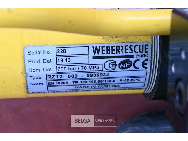 Weber hydraulische groep + gereedschap - afbeelding 9 van  17